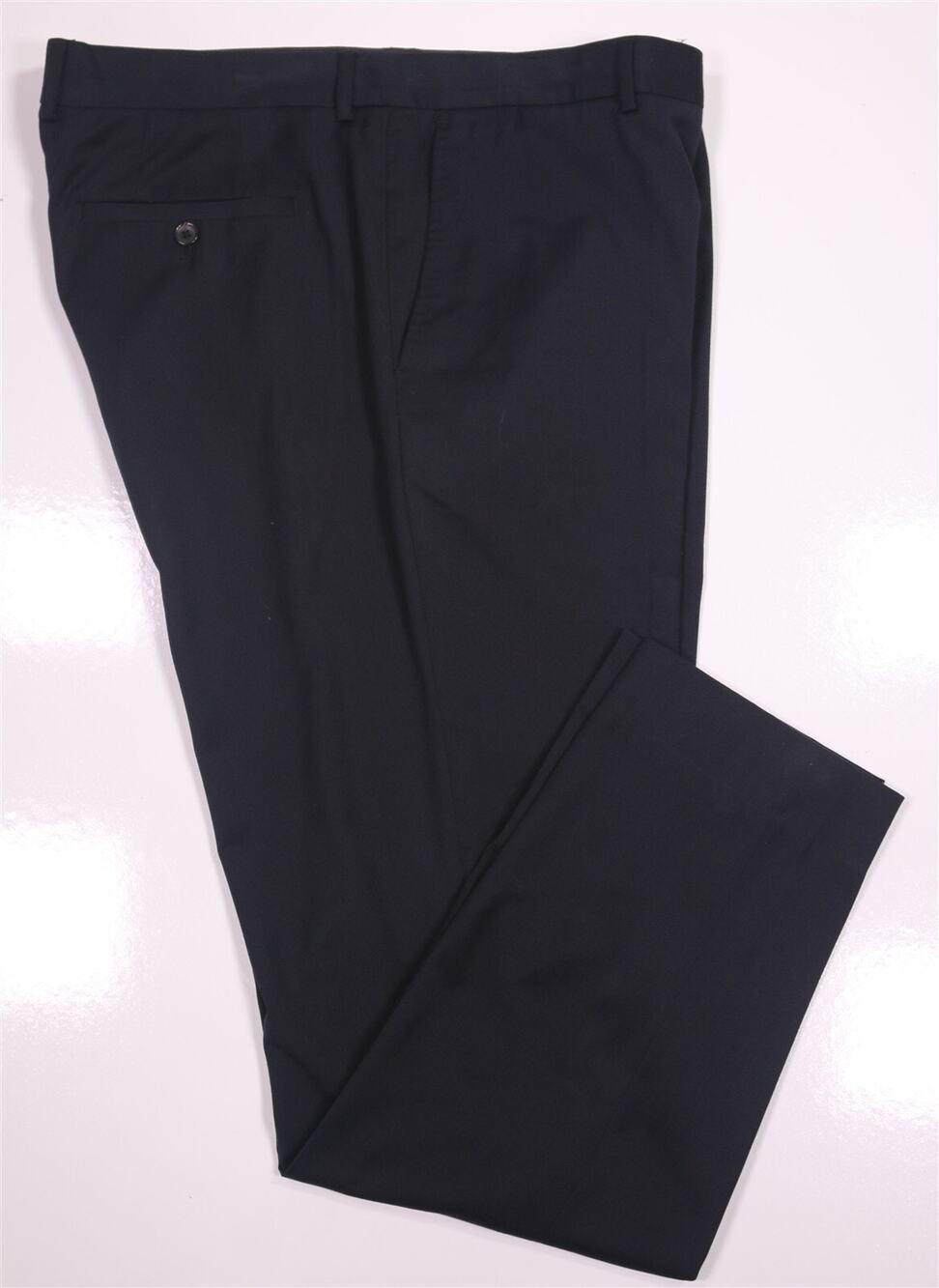 Bally of Switzerland Mens Navy Blue Performance Dress Pants 38x32